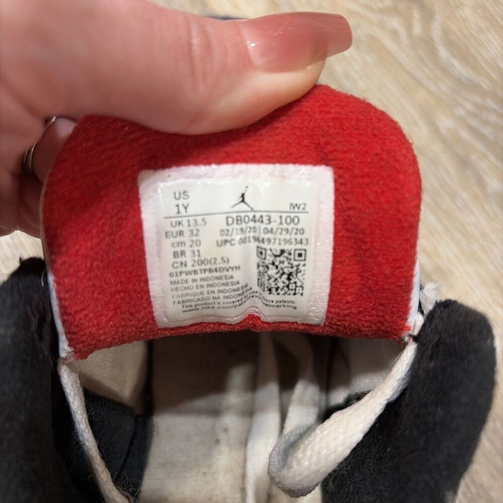 Air Jordan 3 Retro Denim SE PS 'Fire Red' Size 1Y Retro Sneakers - Picture 8 of 8